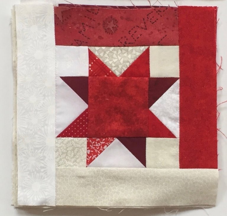 Star in the Cabin Quilt Block Tutorial | Epida Studio