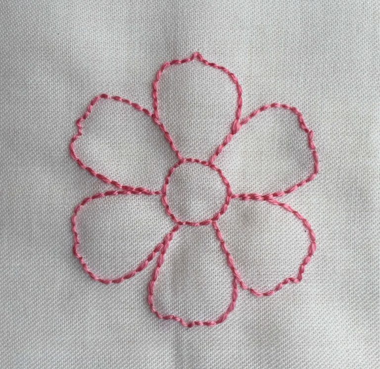 embroidery tutorial back stitch