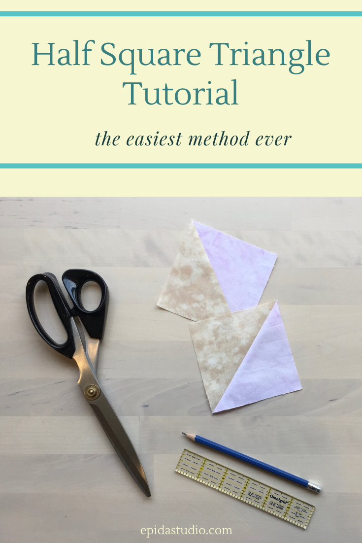 half-square triangle tutorial featuring the easiest method for this ...