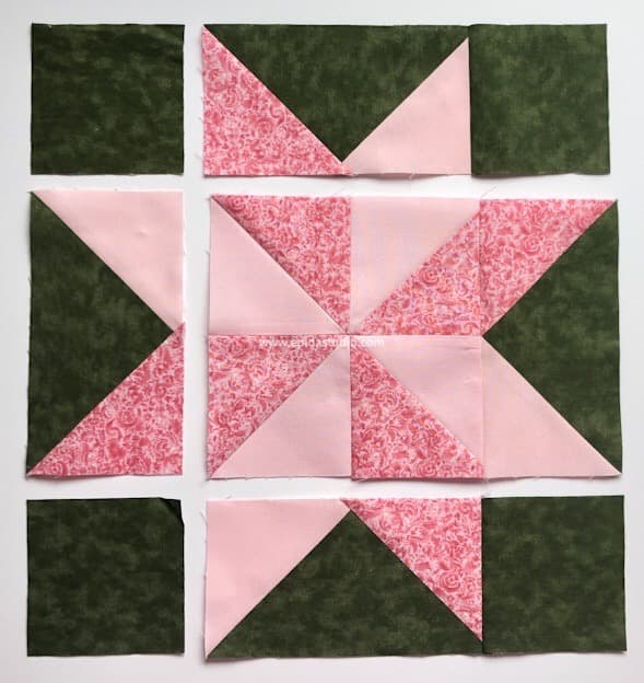 LeMoyne Star quilt block | Epida Studio