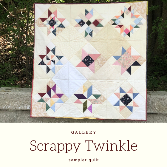 Scrappy Twinkle Quilt | Epida Studio