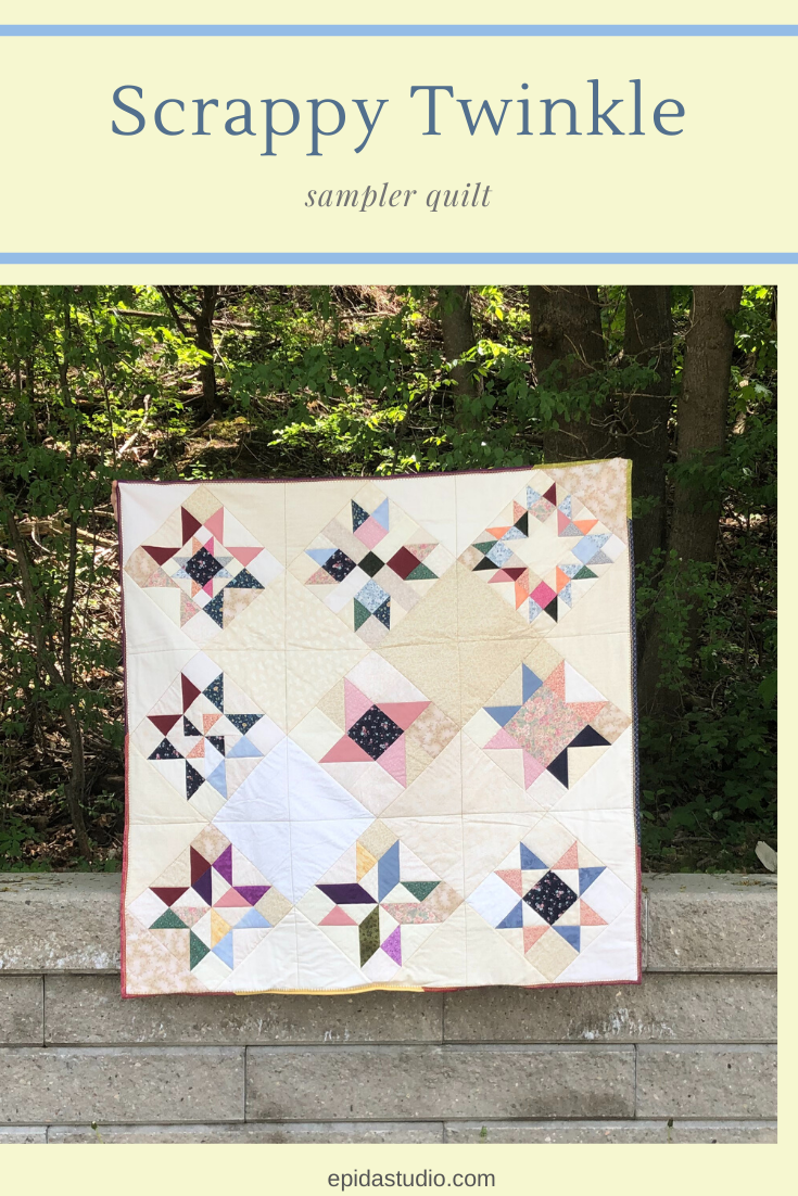 Scrappy Twinkle Quilt | Epida Studio