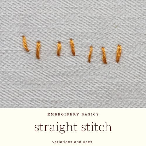 straight stitch freestyle embroidery tutorial