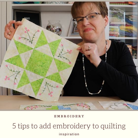 Five Tips for adding Embroidery to Quilts | Epida Studio